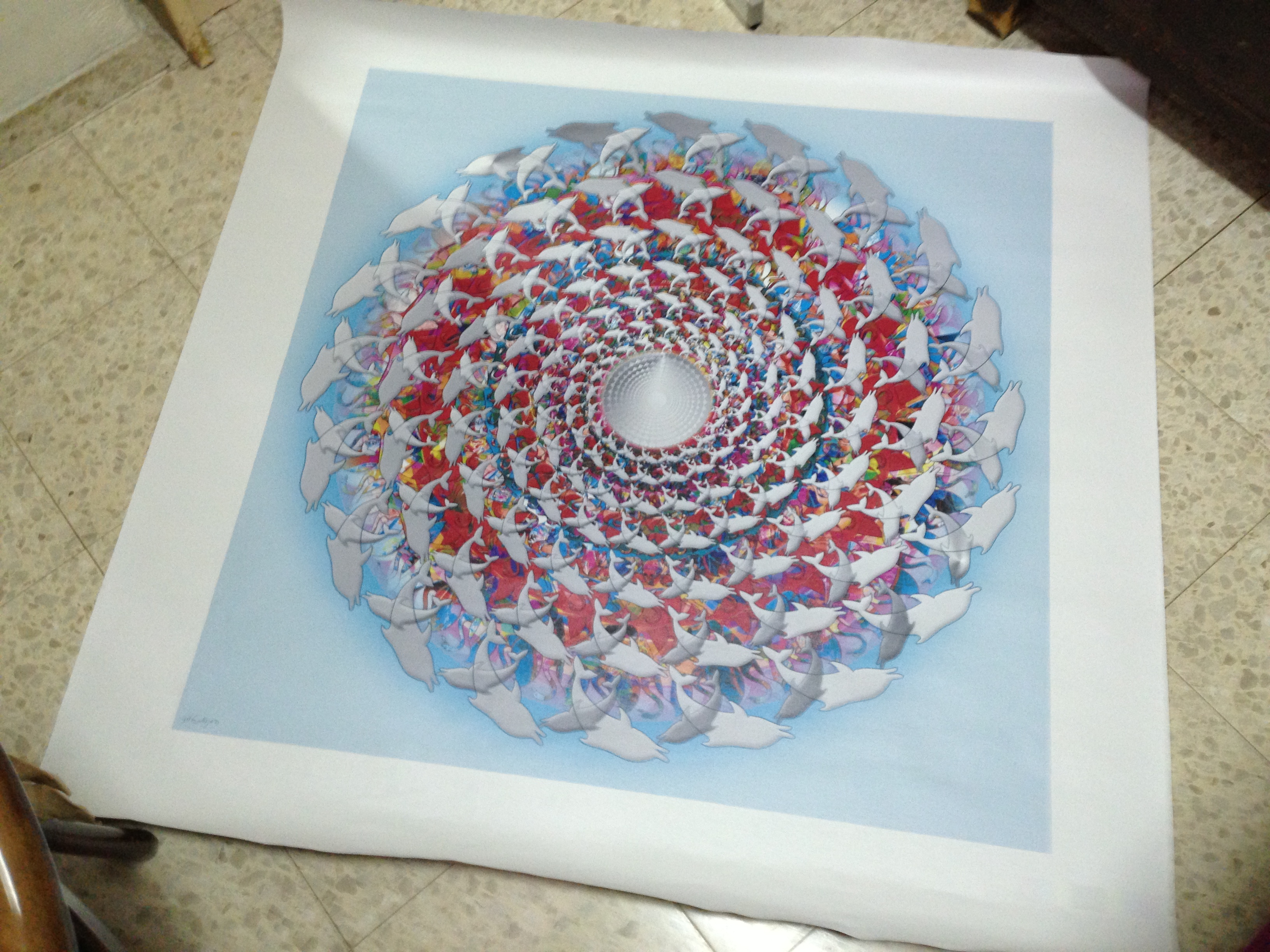 המנדלה עדי אחרי הדפסה המנדלה עדי אחרי הדפסה