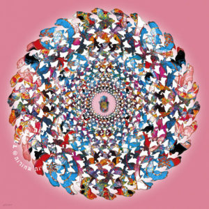 מנדלת דולפינים ורוד חמסה