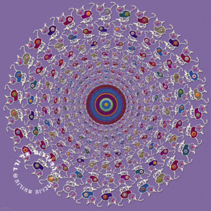 מנדלת חתולים סגול