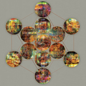 קוביית מטטרון על רקע אפור