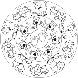 מנדלה מספר 1 מתוך ספר הצביעה לילדים