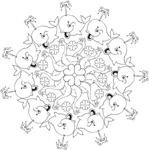 מנדלה מספר 18 מתוך ספר הצביעה לילדים