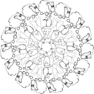 מנדלה מספר 3 מתוך ספר הצביעה לילדים