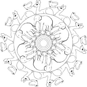 מנדלה מספר 22 מתוך ספר הצביעה לילדים