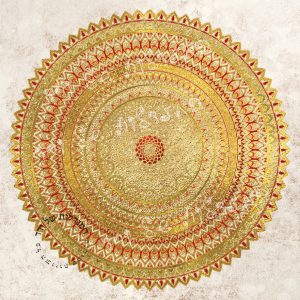 מנדלה זהב אדום בורדו